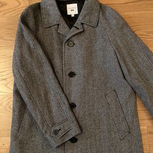 J Anderson X Uniqlo Herringbone Tweed Coat